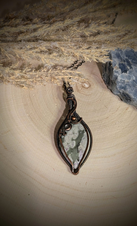 Mother Gaia Peace Jasper Pendant