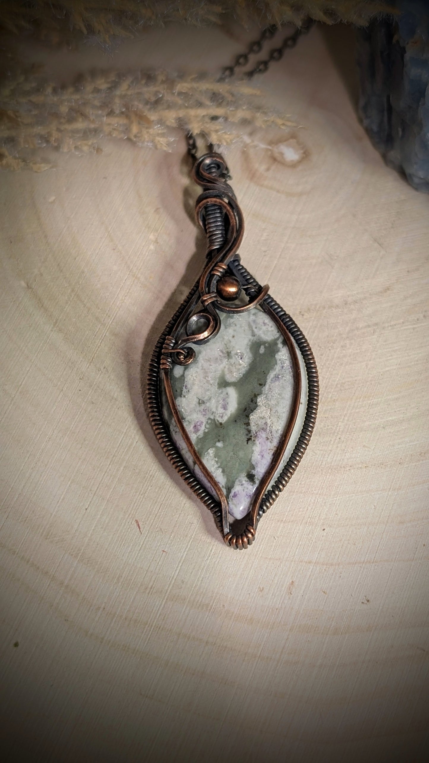 Mother Gaia Peace Jasper Pendant